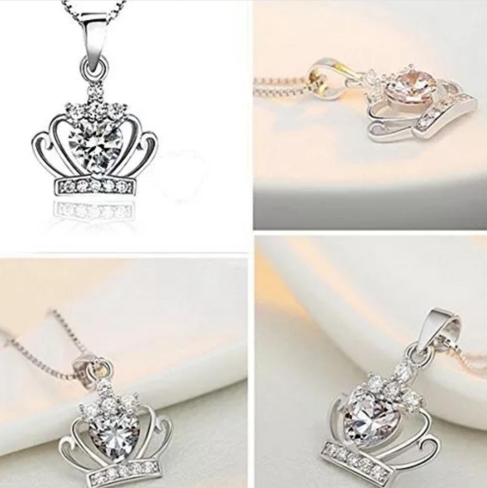Silver 925 Sterling Heart Necklace